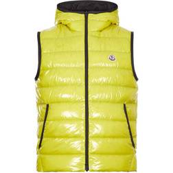 Moncler Lappe Down Ripstop Vest - Yellow