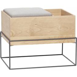 Hübsch HU00045 Banc de Rangement 64x50cm