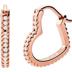 Michael Kors Love Earrings - Rose Gold/White