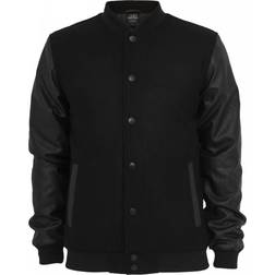 Urban Classics Giacca Oldschool College Jacket - Black