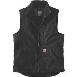 Carhartt Sherpa-Lined Mock Neck Vest - Black