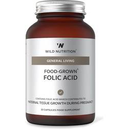 Wild Nutrition Food Grown Folic Acid 30 stk