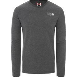 The North Face Easy Longsleeve T-shirt - Medium Grey Heather