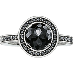Thomas Sabo Annello Donna Ring - Silver/Black