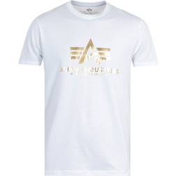 Alpha Industries Basic Foil Print Camiseta - Amarillo