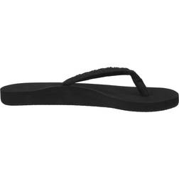 Reef Zapatos Sandalias y Pantuflas Chancletas Negro - Black/Black, Female