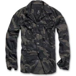 Brandit SlimFit Overhemd - Dark Camo