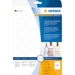 Herma Transparent Film Labels Crystal-Clear A4