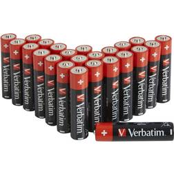 Verbatim Batterie Alcaline Mignon AA LR6 24 Pezzi