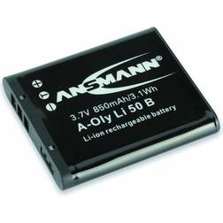 Ansmann LI-50B Batterie pour appareil photo Remplace laccu dorigine LI-50B 3.7 V 730 mAh