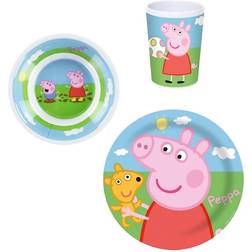 Peppa Pig Gurli Gris Dinner Set - 3pcs