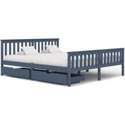 vidaXL Bed Frame with 2 Drawers 82cm