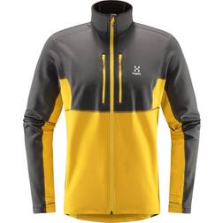 Haglöfs Roc Sheer Mid Jacket Men - Magnetite/Pumpkin Yellow