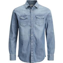 Jack & Jones Denim Shirt - Blue/Medium Blue Denim