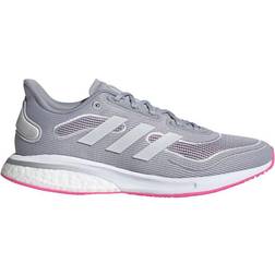 Adidas Supernova Shoes Halo Silver/Cloud White/Screaming Pink Female