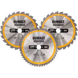 Dewalt Jeu de lames de scie circulaire 3 pièces fixes DT1964-QZ