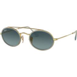 Ray-Ban Oval Double Bridge RB3847N 91233M