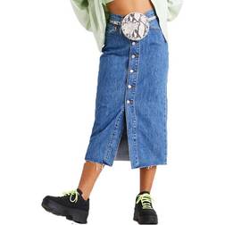 Levi's Button Front Midi Skirt - Middlebrook