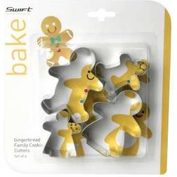 Dexam Swift Gingerbread Family Cookie Cutter