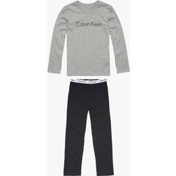Calvin Klein Boy's Pyjamas Set - Grey Heather /Black (B70B700052-044)