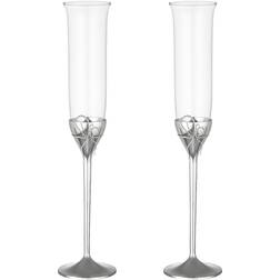 Wedgwood Vera Wang Love Knots Toasting Flutes Champagneglas 2st