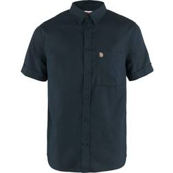 Fjällräven Övik Travel Shirt Short Sleeve - Dark Navy