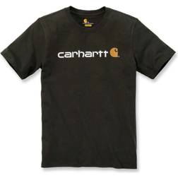 Carhartt Core Logo T-shirt - Peat/Green