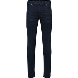 Selected 6155 Super Stretch Slim Fit Jeans - Blue/Blue Black denim