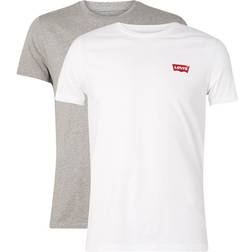 Levi's Crew Neck T-shirt - White/Grey