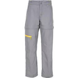 Trespass Kid's Defender Convertible Walking Trousers - Storm Grey