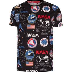 Alpha Industries NASA AOP T-Shirt - Black