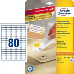 Avery Multipurpose Removable Labels