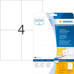 Herma Correction/Covering Labels A4 10.5x14.8cm