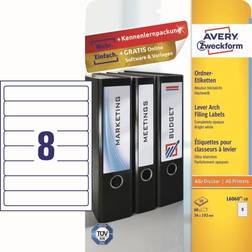 Avery Lever Arch Filing Labels