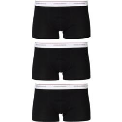 DSquared2 Set da tre boxer neri da uomo con logo