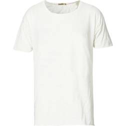 Nudie Jeans Roger Slub Crew Neck T-shirt - Off White