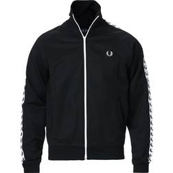 Fred Perry Taped Track Jacket - Black