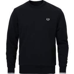 Fred Perry Crew Neck Sweatshirt - Black