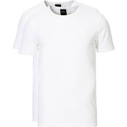 HUGO BOSS Crew Neck Slim Fit T-shirt 2-Pack - White