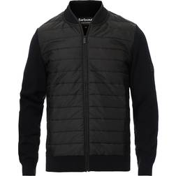 Barbour Baffle Zip Through Sweatshirt - Black