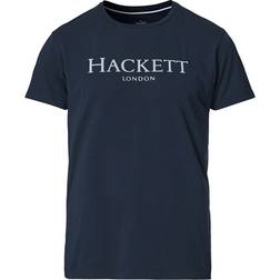 Hackett London Logo Crew Neck T-shirt - Dark Navy