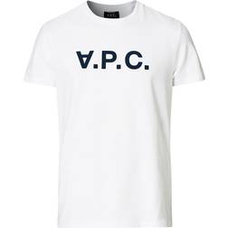 A.P.C. VPC Logo T-Shirt - White/Dark Navy Men's