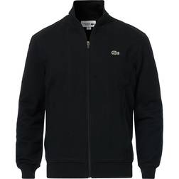 Lacoste Zip Up Sweatshirt - Black