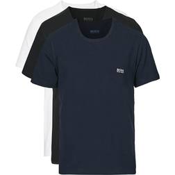 HUGO BOSS Crew Neck T-shirts 3-Pack - Navy/Black/White