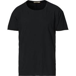 Nudie Jeans Roger Slub Crew Neck T-shirt - Black