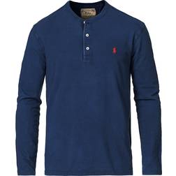 Polo Ralph Lauren Slub Jersey Henley T-shirt - Cruise Navy