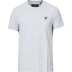 Lyle & Scott Crew Neck Organic Cotton T-Shirt Light Grey Marl