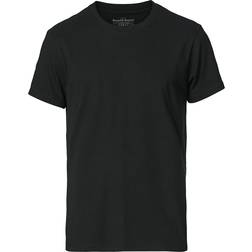 Bread & Boxers Crew-Neck Cotton Male Camiseta de manga corta Negro