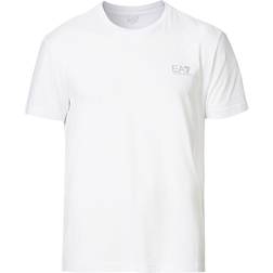 EA7 Train Logo Crew Neck T-shirt - White