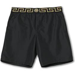 Versace Greca Border Swim Shorts Black